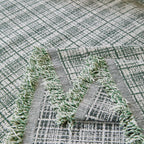 Textured Plaid Couch Throw Cover, Modern Decorative Sectional Furniture Covers