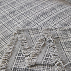 Textured Plaid Couch Throw Cover, Modern Decorative Sectional Furniture Covers