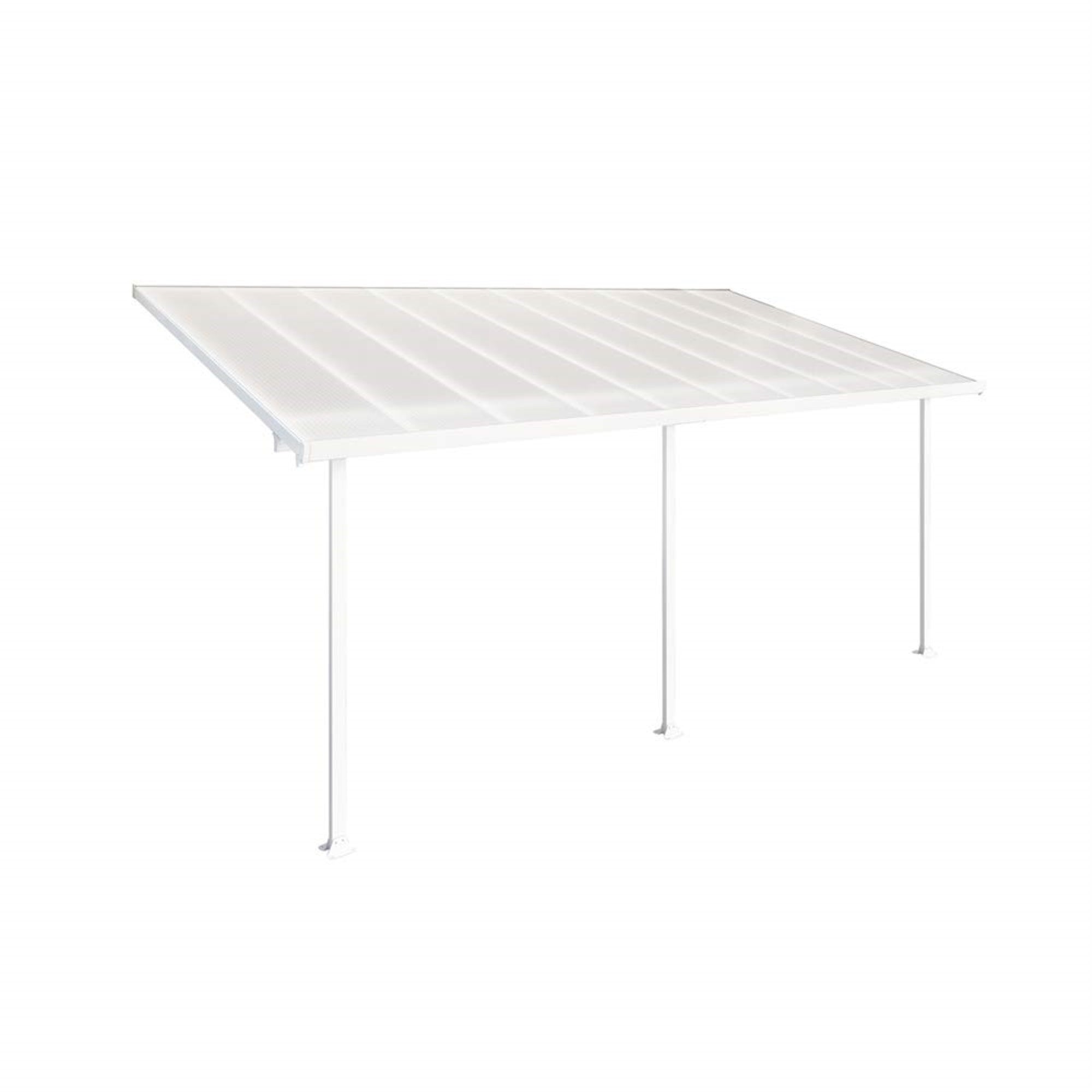Palram - Canopia Feria 10 X 20 Patio Cover - White/White
