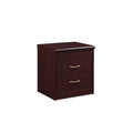 Hodedah 2-Drawer Nightstand in Mahogany