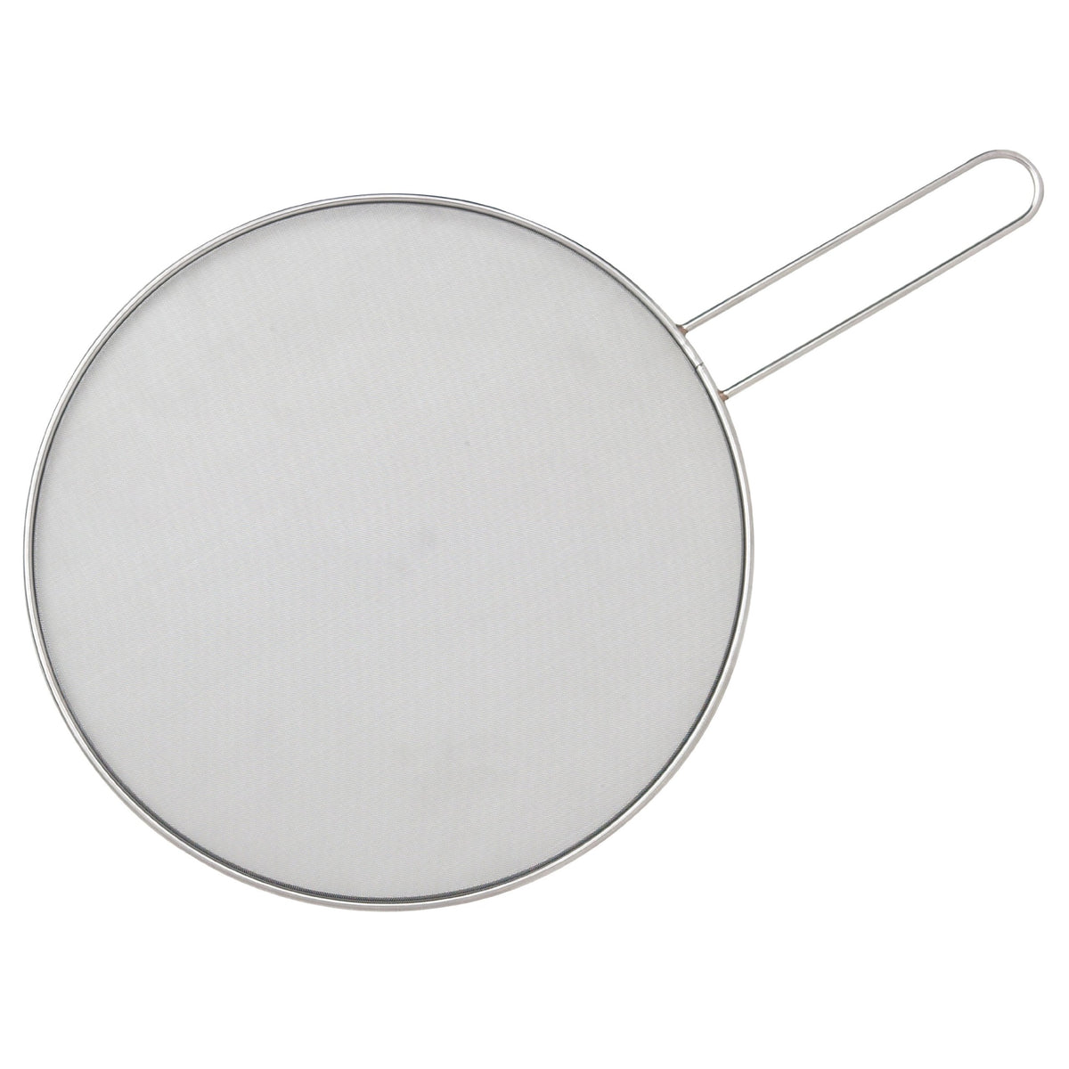 HIC Splatter Screen Guard Strainer  18/8 Stainless Steel  Fine Mesh  13-Inches
