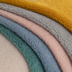 Luxury Sherpa Fleece Solid Sofa Cover, Thickened Plush Non Slip Couch Topper