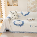 Fireworks Reversible Couch Cover Blankets Furniture Covers Washable Sectional Couch Covers