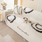 Fireworks Reversible Couch Cover Blankets Furniture Covers Washable Sectional Couch Covers