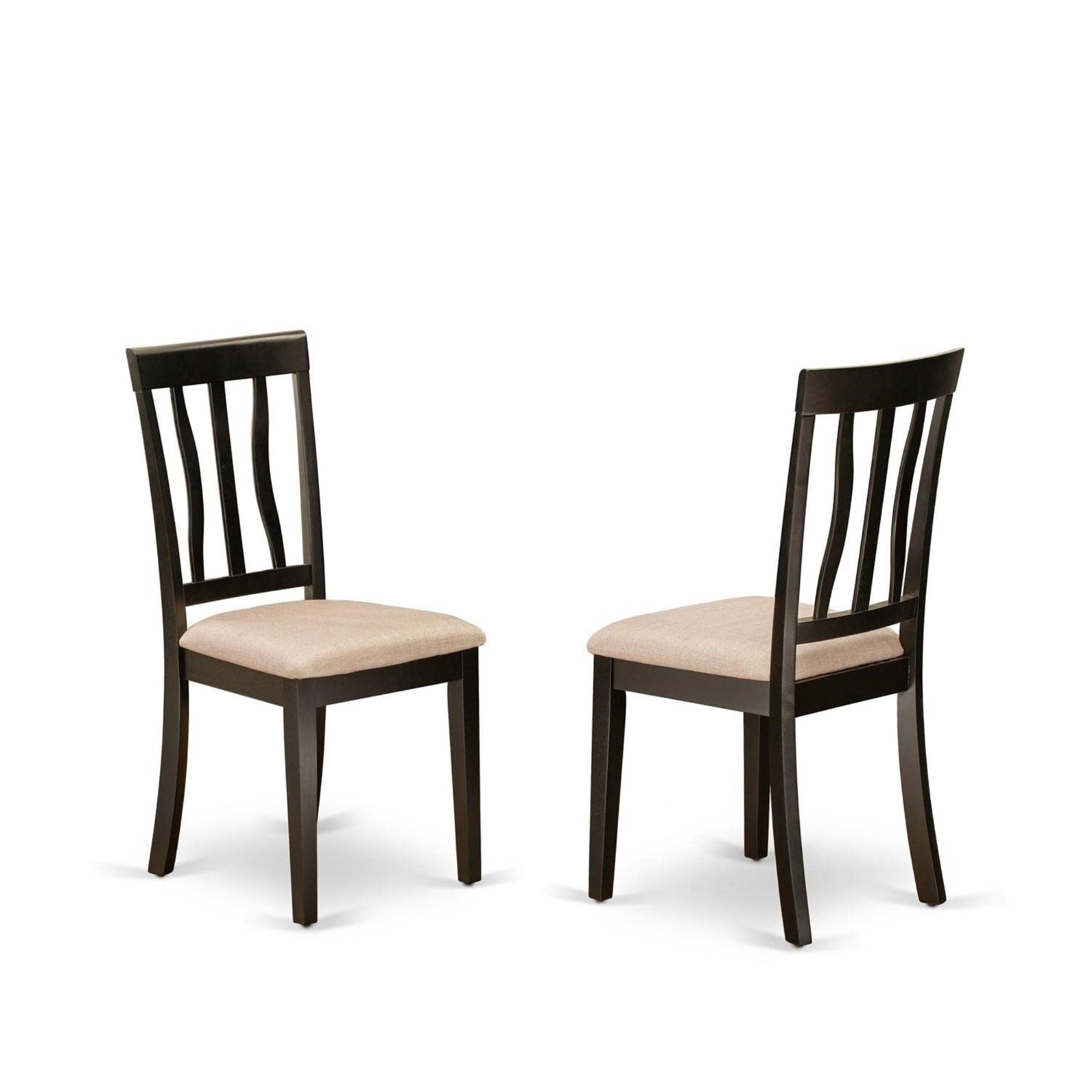HLAN5-CAP-C 5 Pc Kitchen Table set-Dining Table and 4 Dinette Chairs.