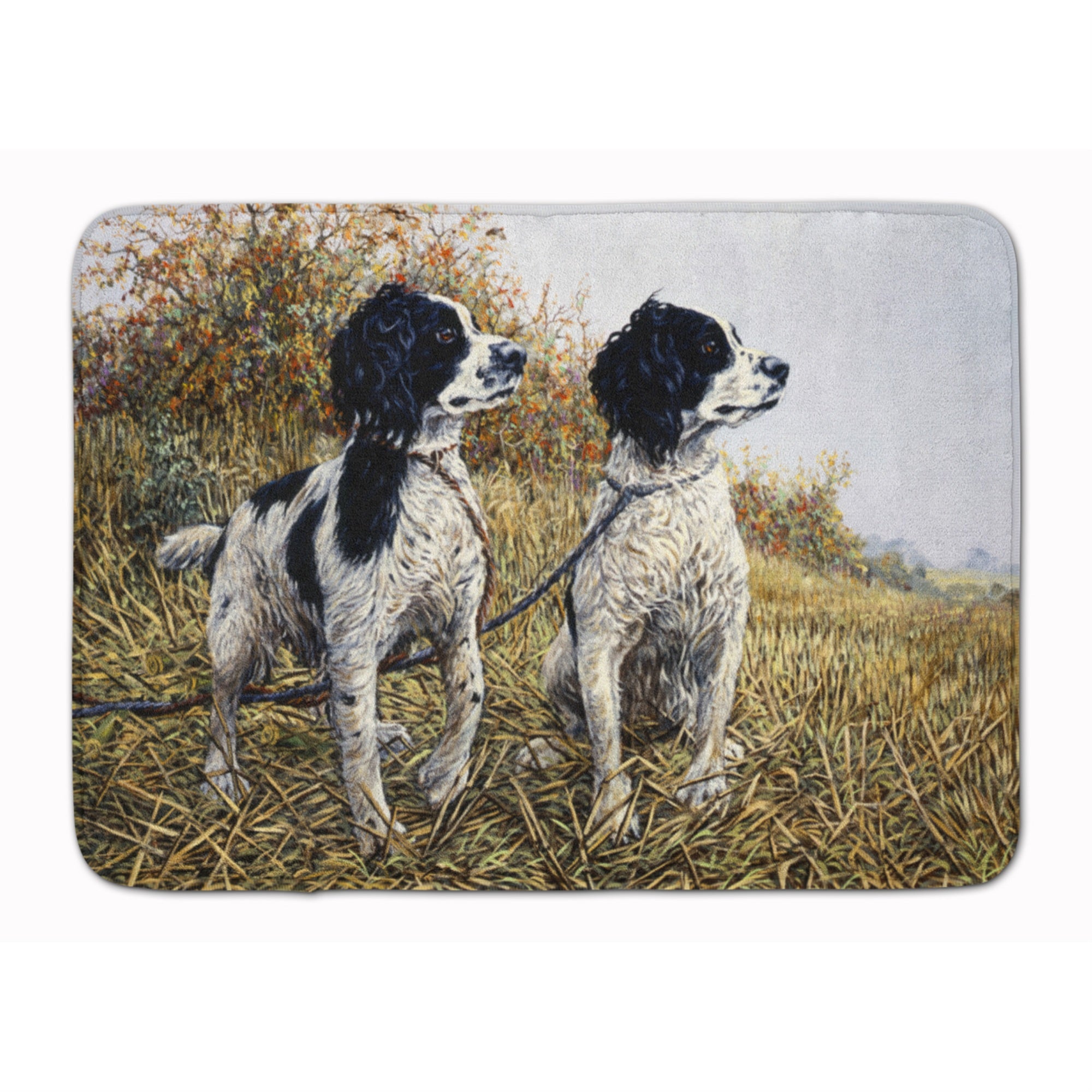 Carolines Treasures Two Springer Spaniels Michael Herring Floor Mat, 19 x 27, Multicolor