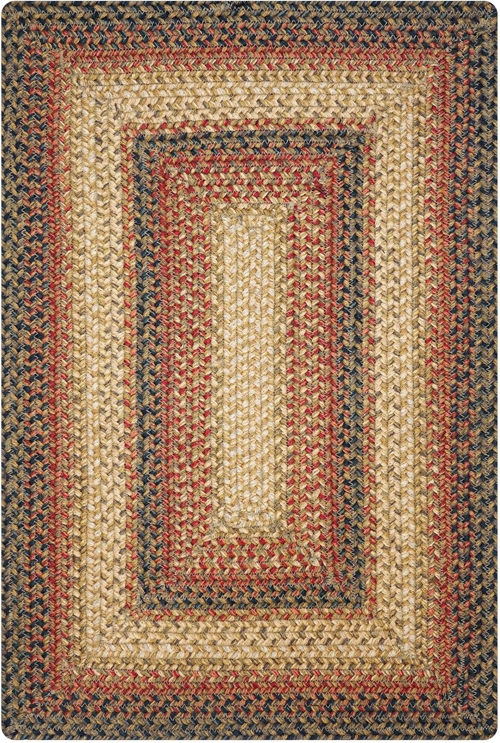 Homespice Decor 8 X 10 Rect. Kilimanjaro Jute Braided Rug