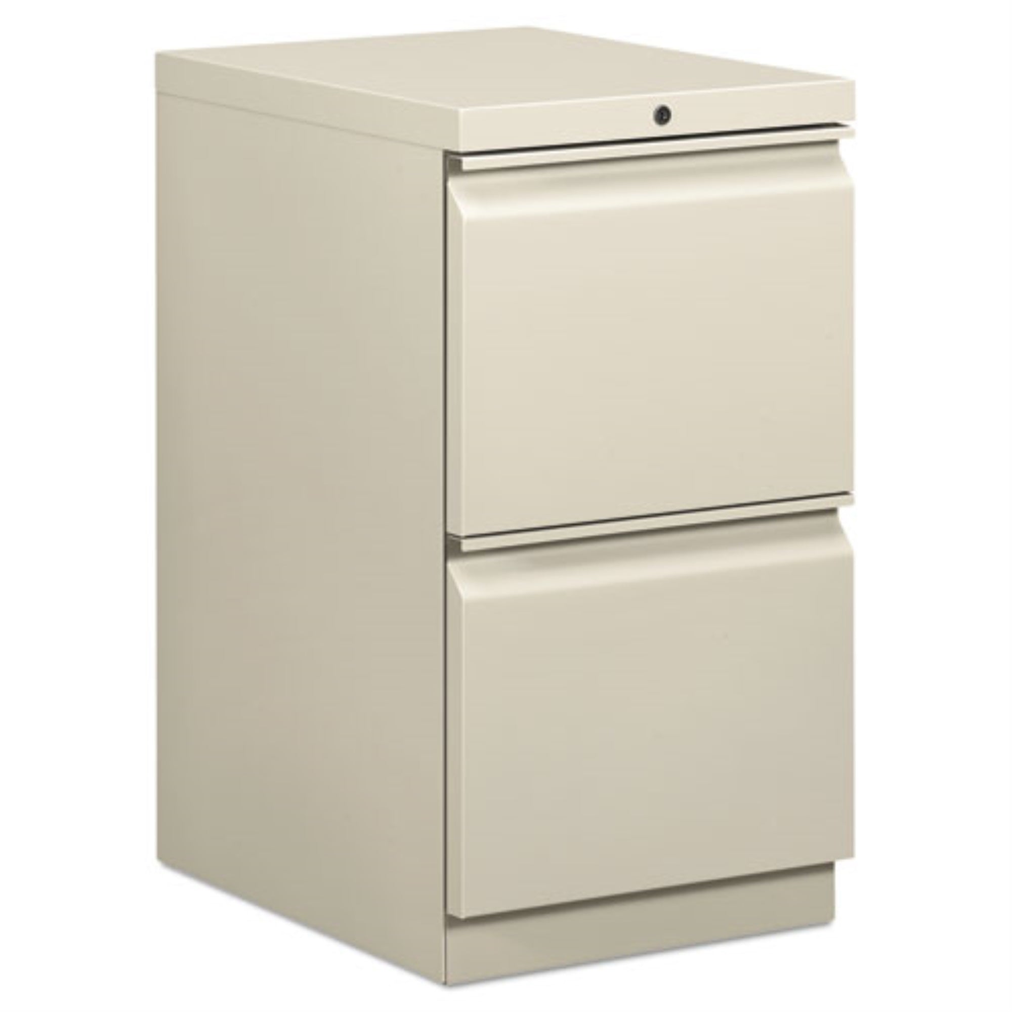 Brigade Mobile Pedestal, Left Or Right, 2 Letter-Size File Drawers, Light Gray, 15 X 19.88 X 28