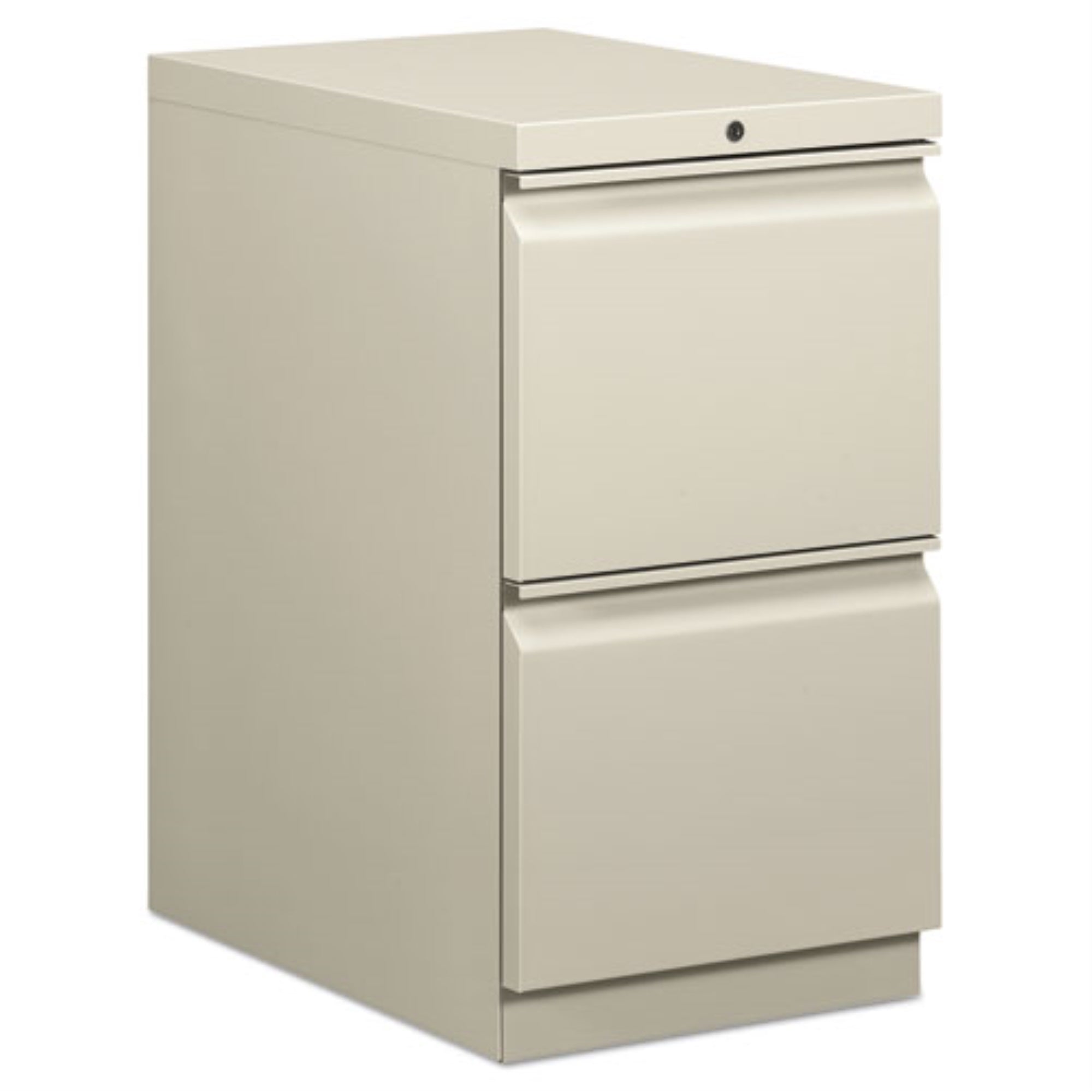 Brigade Mobile Pedestal, Left Or Right, 2 Letter-Size File Drawers, Light Gray, 15 X 22.88 X 28