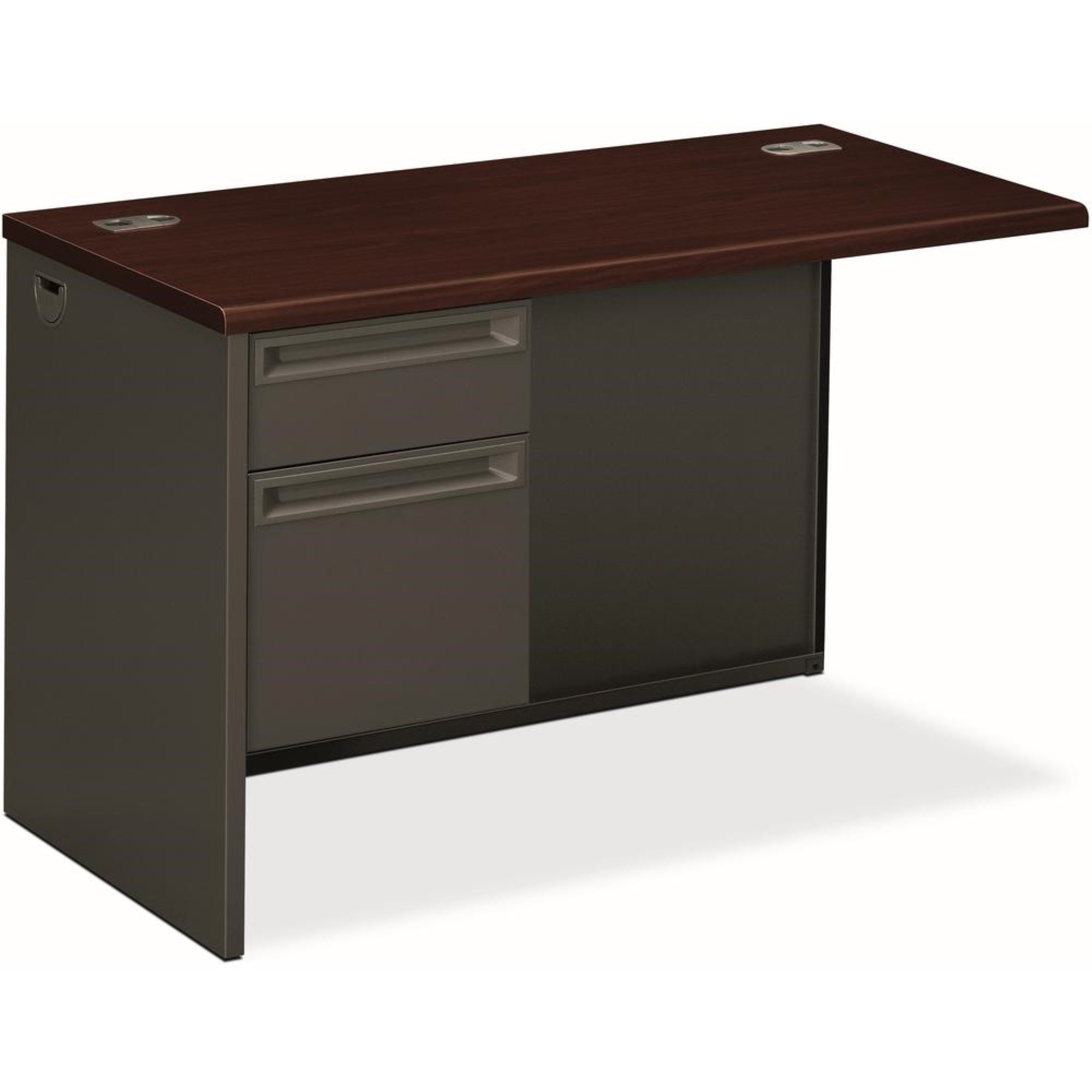Hon 38000 H38216L Return - 48 X 24 X 29.5 - 2 X Box, File Drawer(S) - Waterfall Edge - Finish: Charcoal