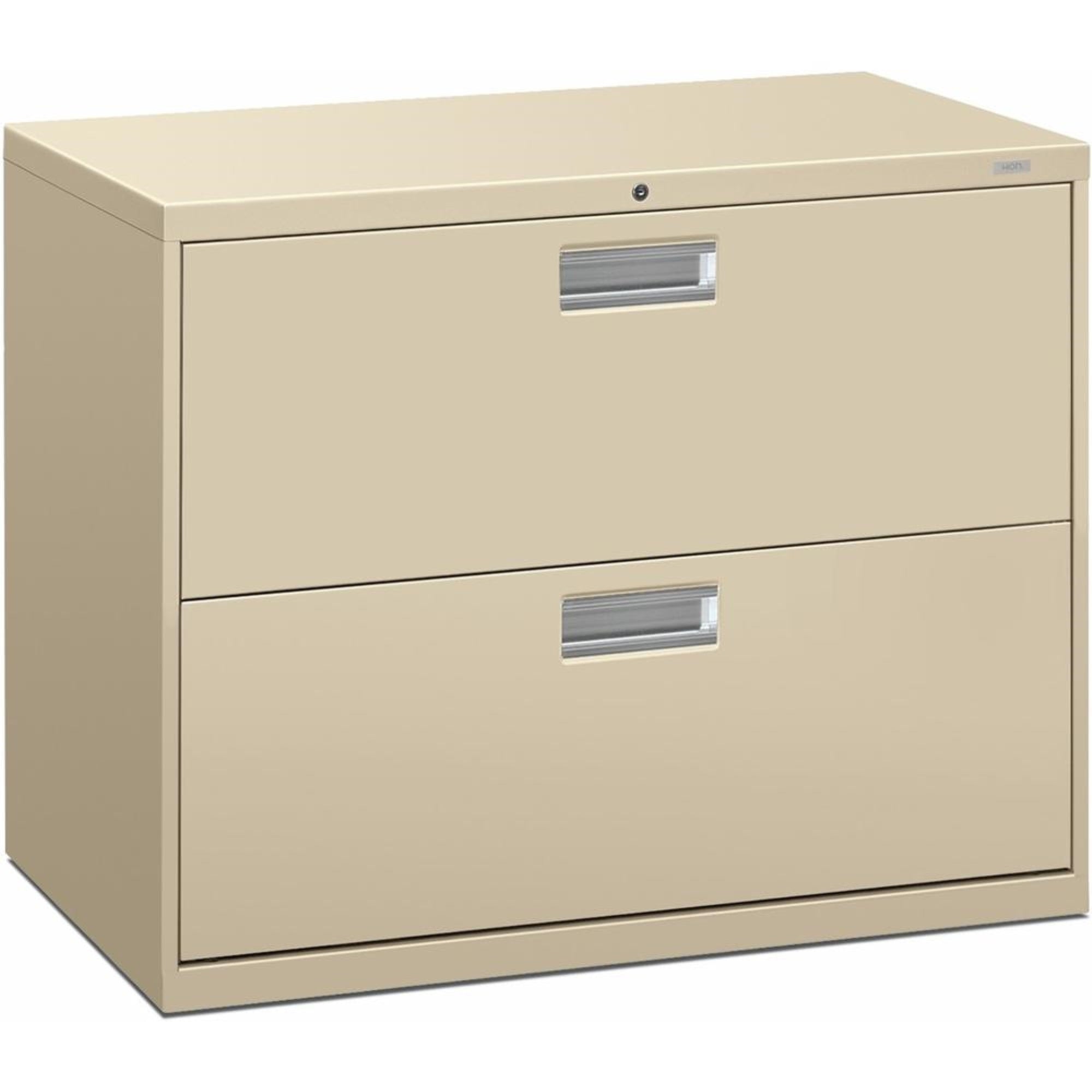 Hon Brigade 600 H682 Lateral File - 36 X 18 X 28.4 - 2 Drawer(S) - Finish: Putty