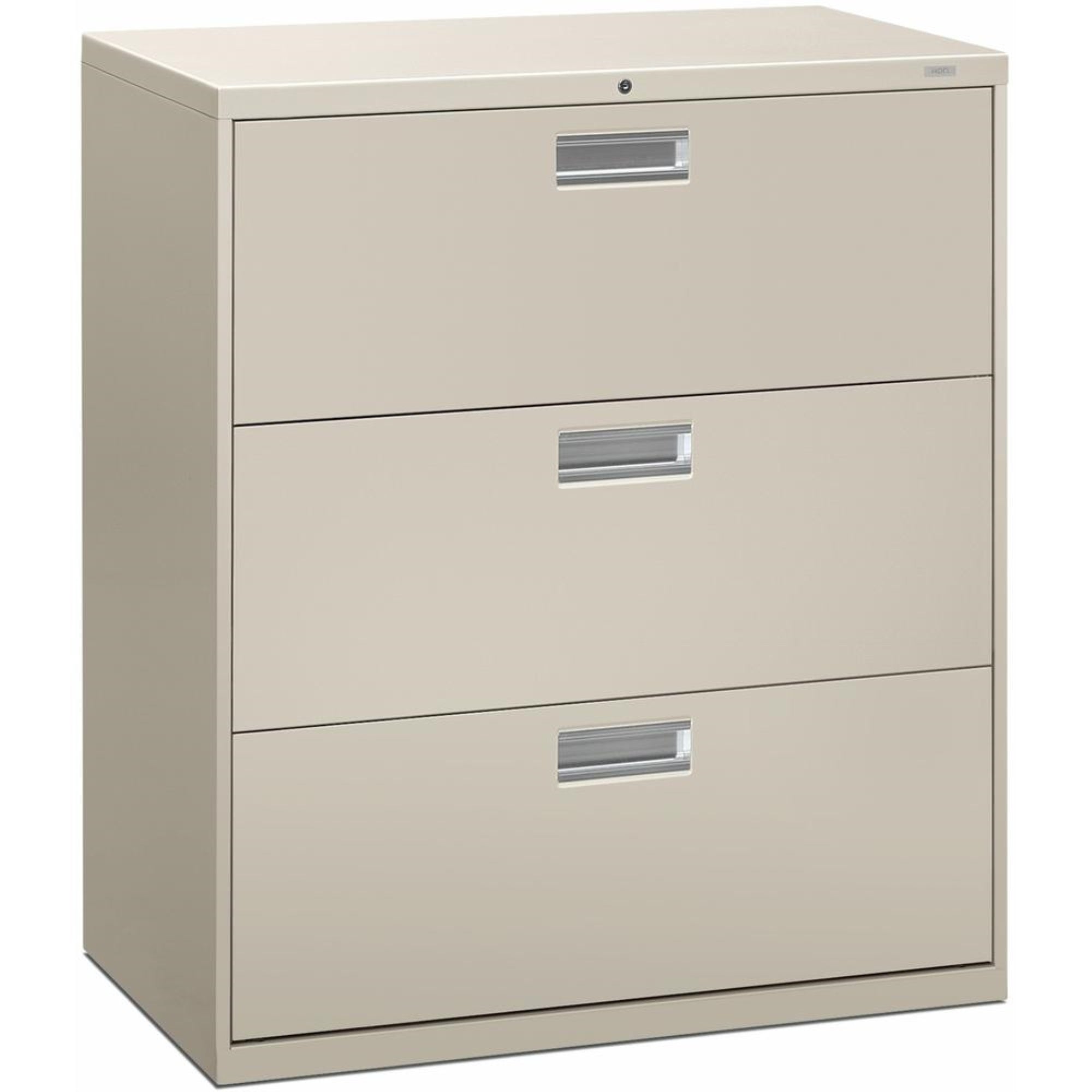 Hon Brigade 600 H683 Lateral File - 36 X 18 X 40.9 - 3 Drawer(S) - Finish: Light Gray