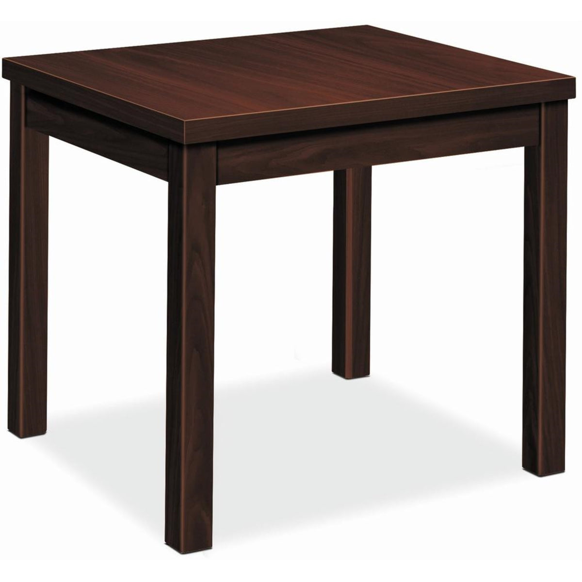 Hon H80193 End Table - 24 X 20 X 20 - Flat Edge - Finish: Mahogany