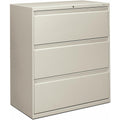 Hon Brigade 800 H883 Lateral File - 36 X 18 X 40.9 - 3 Drawer(S) - Finish: Light Gray