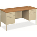 Hon Metro Classic Hp3231 Credenza Pedestal Base - 60 X 24 X 29.5 - 4 X Box, File Drawer(S) - Double Pedestal - Square Edge - Fin