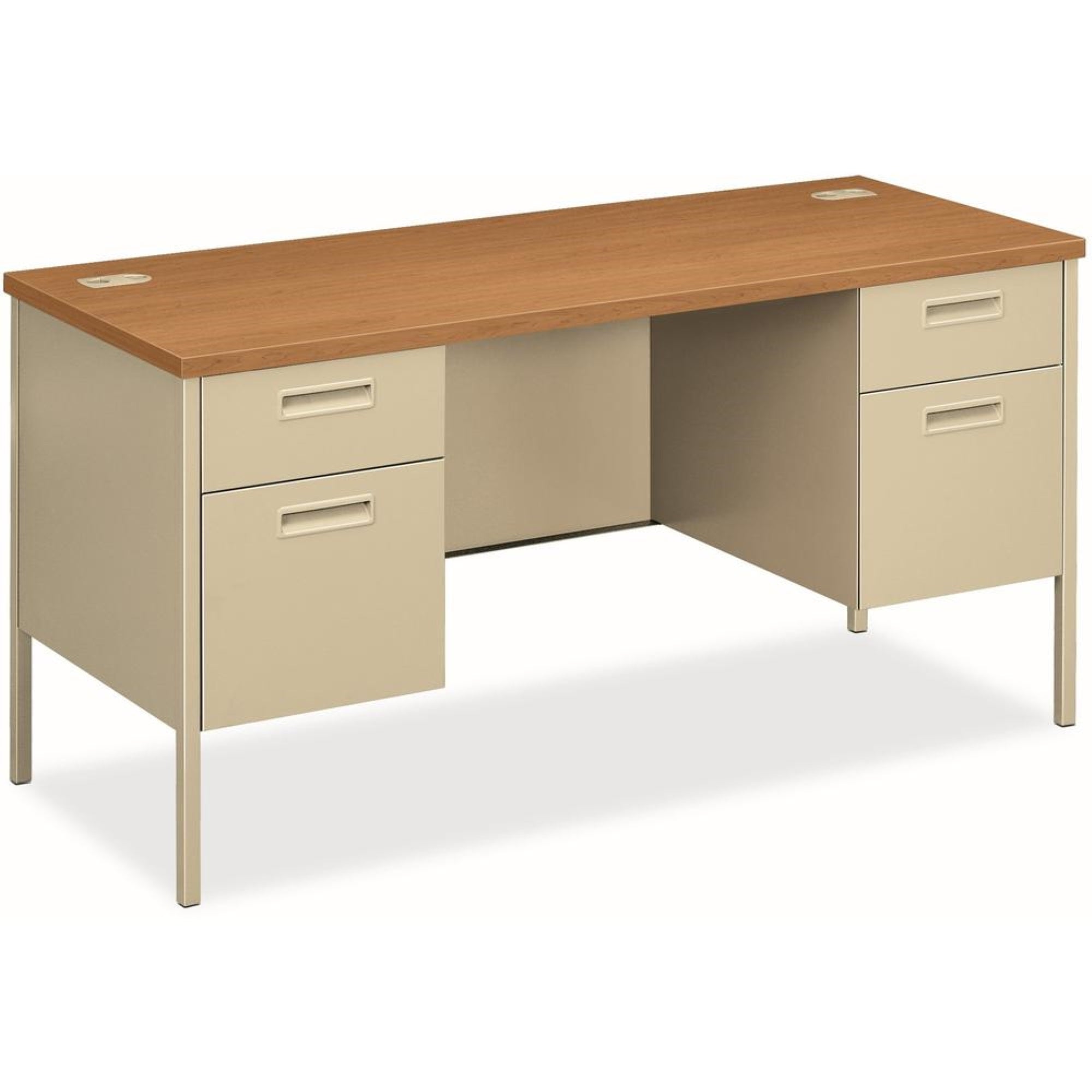 Hon Metro Classic Hp3231 Credenza Pedestal Base - 60 X 24 X 29.5 - 4 X Box, File Drawer(S) - Double Pedestal - Square Edge - Fin