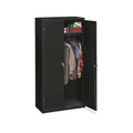 Hon Brigade Storage Cabinet | 5 Adjustable Shelves | 36W X 18-1/8D X 72H | Black Finish