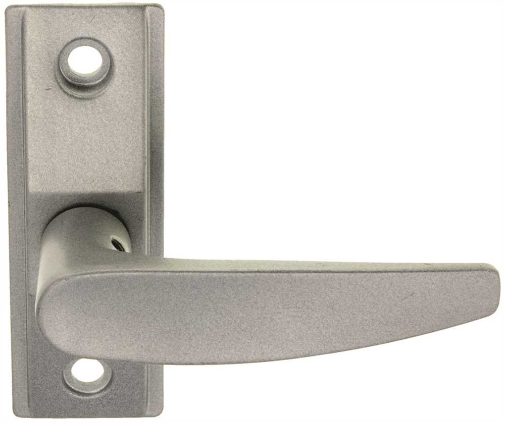 On Center Lever Handle&#44; Aluminum