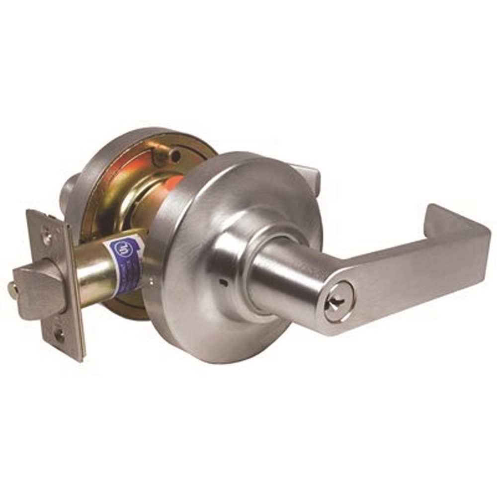 Usa   Hardware Storeroom 26D Door Lever&#44; Satin Chrome