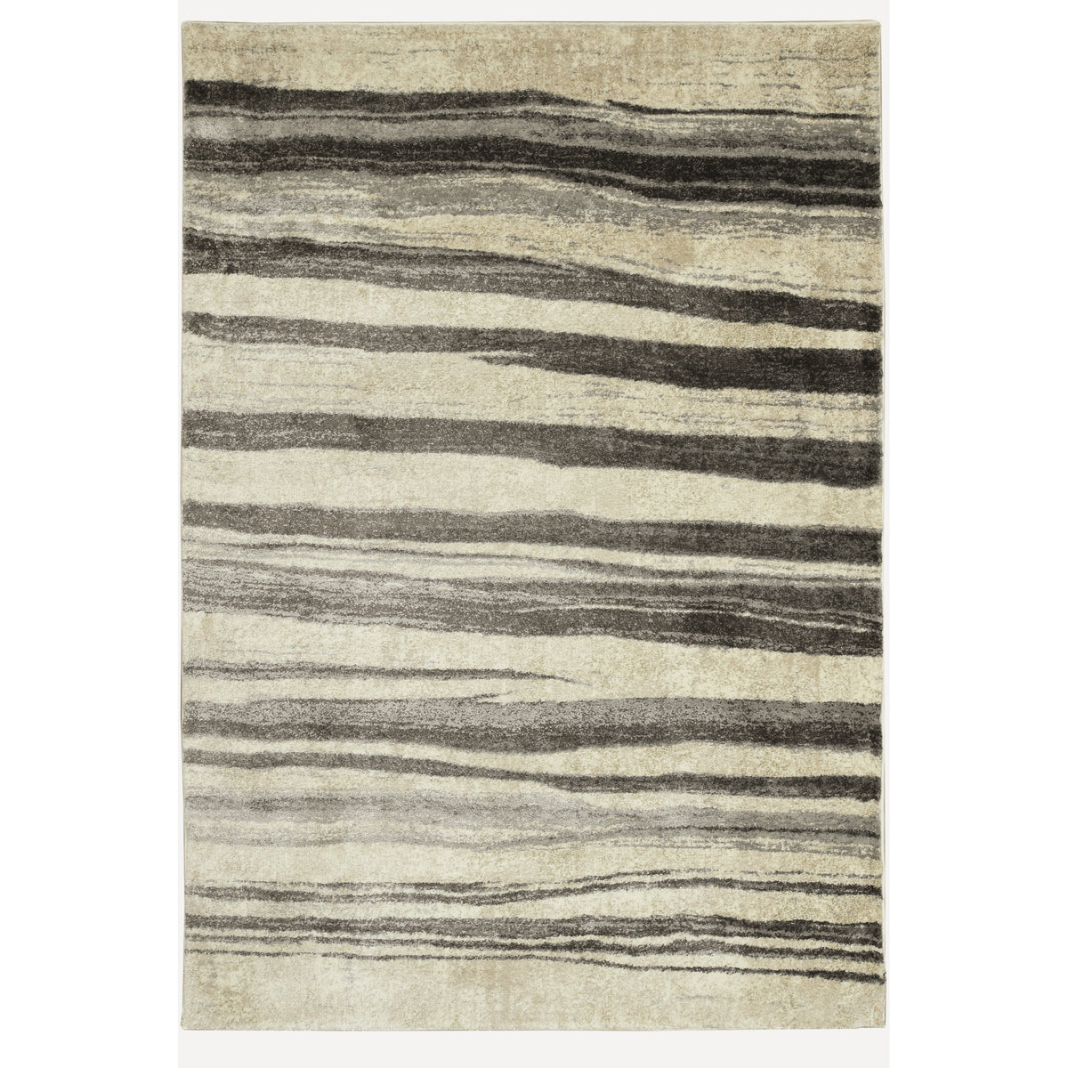 Hue 4717 Beige/Grey Landscapes Area Rug, Size  22 Inch  X 76 Inch  Runner