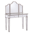 Kalla Mirrored Vanity Set with Storage - 2pc
