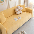 Modern Slipcovers Geometric Textured Stretchable Sofa Cover for Couch with Chaise