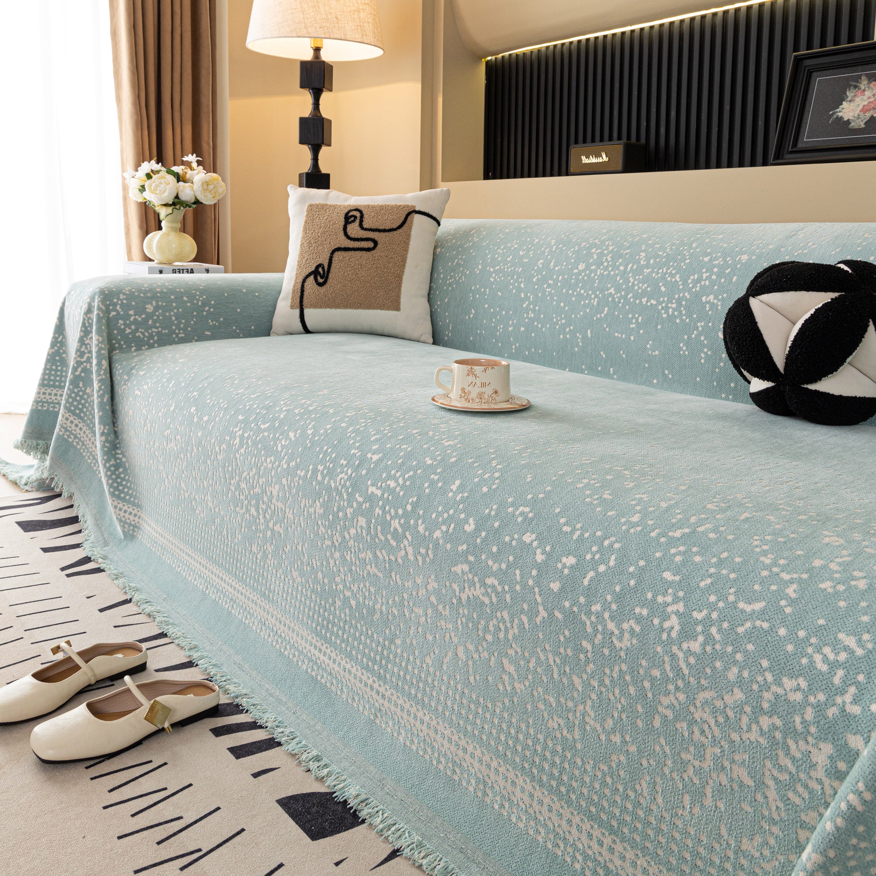 Luxury Throw Slipcovers for Sofas, Heavy-Duty Sofa Protector for Sectional Sofas