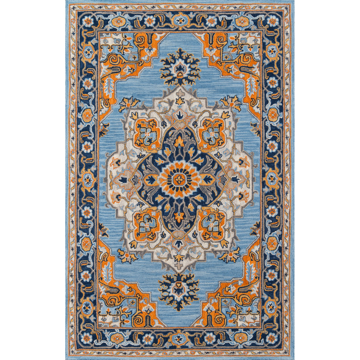 Momeni Ibiza Ibi1 Blue  5 X 8