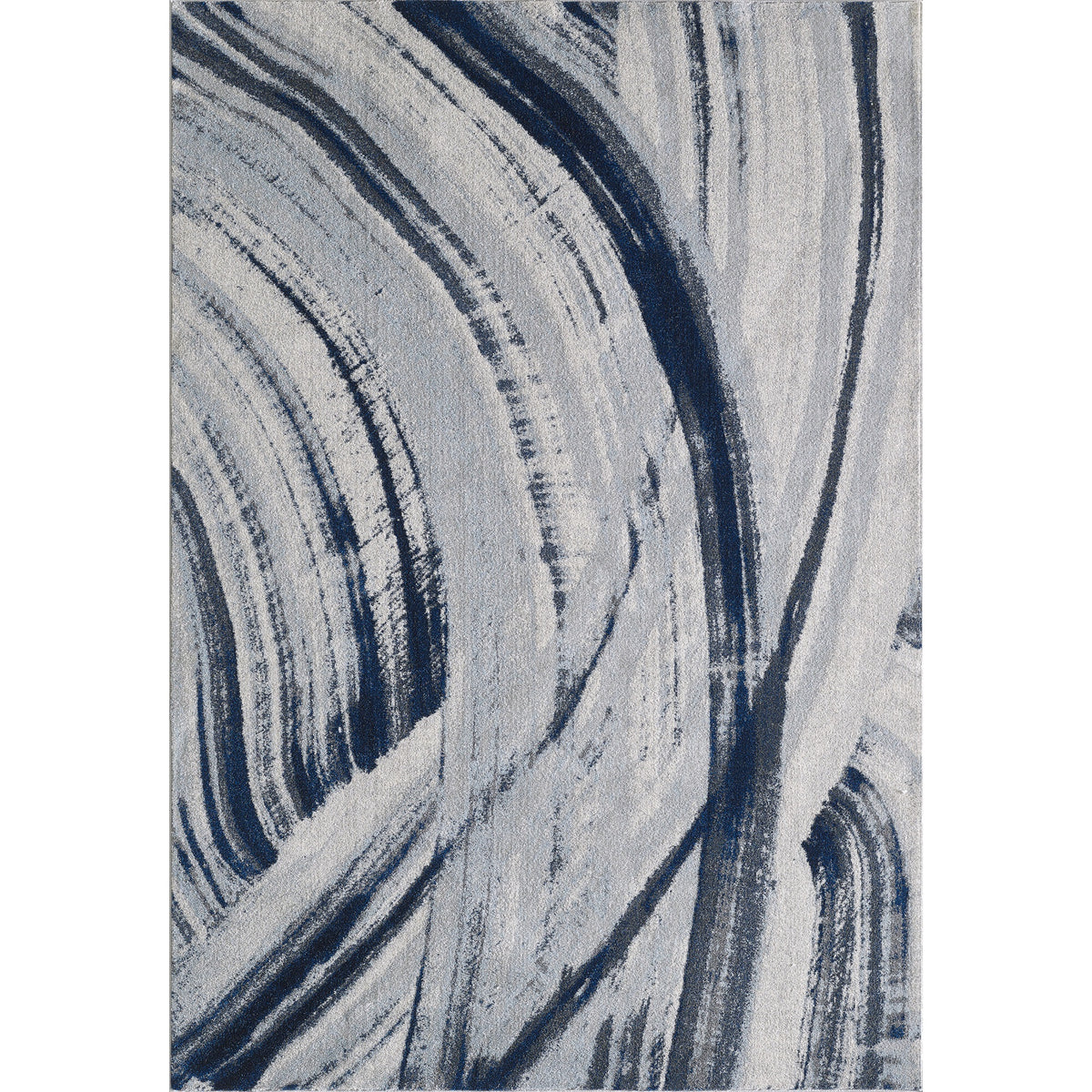 Illusions 6219 Ivory/Blue Elements Area Rug, Size  710 Inch  X 1010 Inch