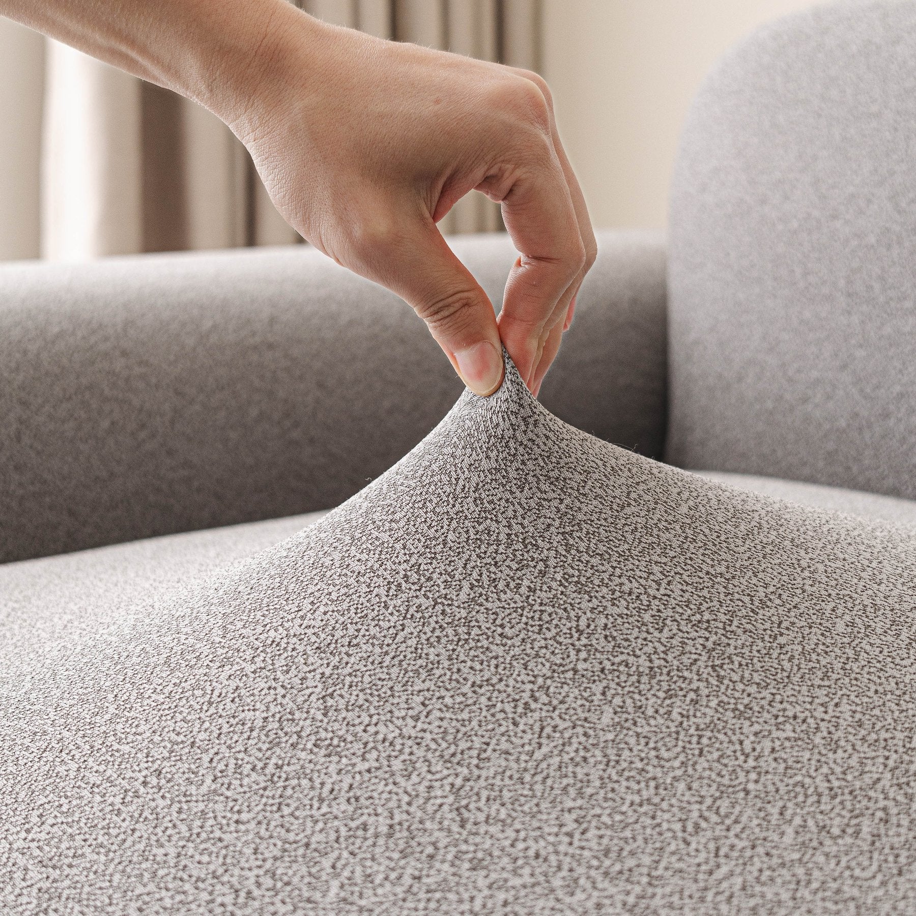Water Resistant Couch Slipcover, Stretch Furniture Protector for Dogs Cats, Washable