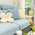 Stretch Couch Cushion Covers, Washable Chaise Lounge Sofa Slipcover, Elastic Furniture Protector for Pets, Kid