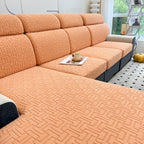 Polar Fleece Stretch Seat Cushion Covers, Couch Cushion Covers Slipcover, Sofa Cushion Protector Covers