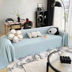Cooling Textured Sofa Cover Washable Soft Couch Throw Blanket for Summer & Pets