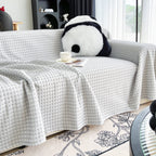 Cooling Textured Sofa Cover Washable Soft Couch Throw Blanket for Summer & Pets