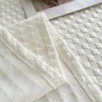 Cooling Textured Sofa Cover Washable Soft Couch Throw Blanket for Summer & Pets