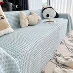 Cooling Textured Sofa Cover Washable Soft Couch Throw Blanket for Summer & Pets