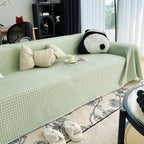 Cooling Textured Sofa Cover Washable Soft Couch Throw Blanket for Summer & Pets
