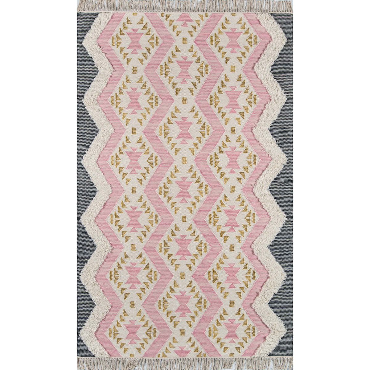 Novogratz Indio Ind1 Pink Beverly 23 Inch  X 710 Inch  Runner
