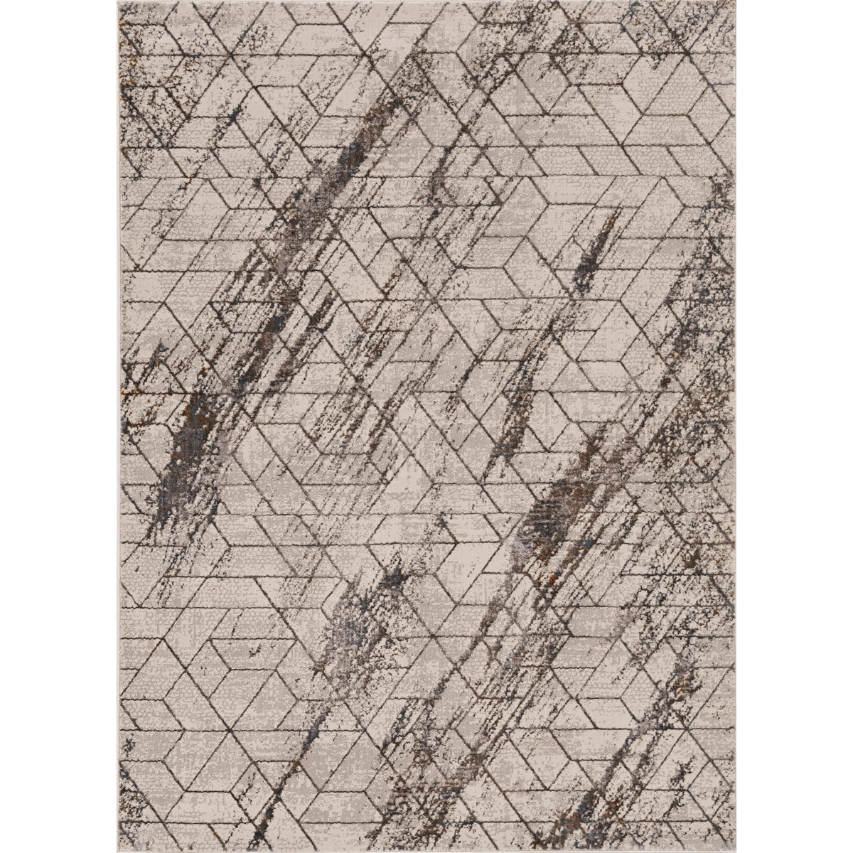 Inspire 7503 Ivory Elliott Area Rug, Size  22 Inch  X 611 Inch  Runner