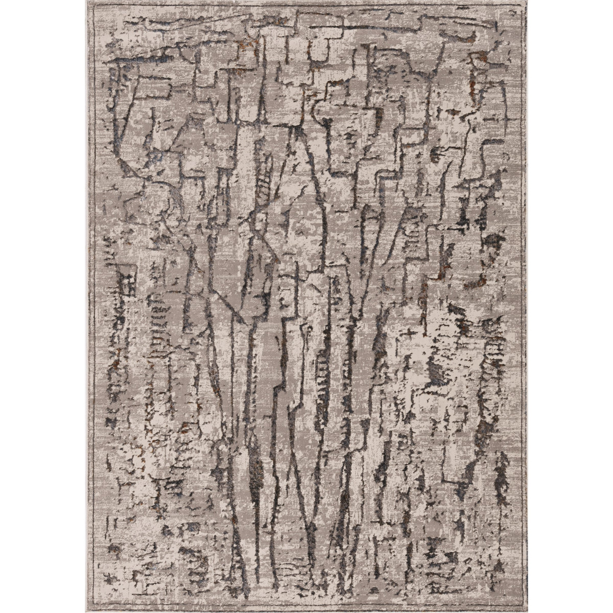 Inspire 7506 Grey Expressions Area Rug, Size  910 Inch  X 132 Inch