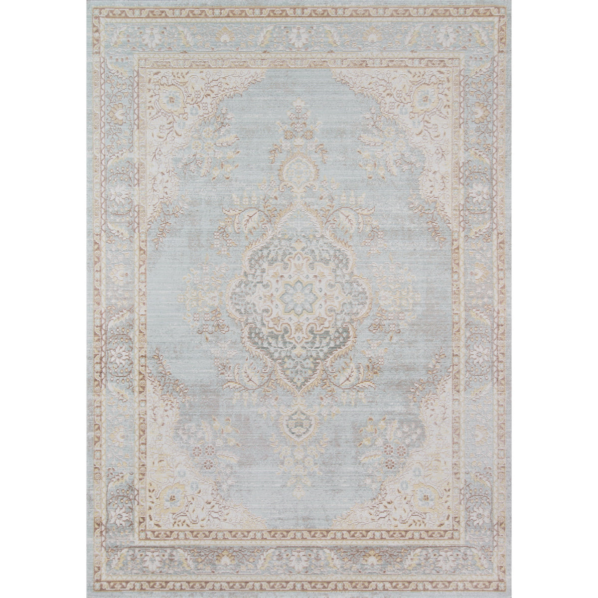 Momeni Isabella Isa1 Blue  27 Inch  X 8 Runner