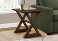 Accent Table, End, Side Table, Square, Nightstand, Bedroom, Lamp, Brown Veneer, Transitional