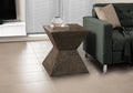 Accent Table, 25 InchH, Indoor Or Outdoor, Side Table, End, Nightstand, Bedroom, Living Room, Walnut, Contemporary, Modern