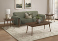 Table Set, 3pcs Set, Coffee, End, Side, Accent, Living Room, Walnut Laminate, Mid Century, Modern