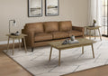 Table Set, 3pcs Set, Coffee, End, Side, Accent, Living Room, Light Brown Laminate, Mid Century, Modern
