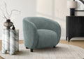 Accent Chair, 29H, Upholstered, Living Room, Bedroom, Green Fabric, Contemporary, Modern