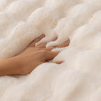 Thick Sofa Seat Pad Solid Color Faux Fur Fluffy Sofa Cushion Non-Slip Couch Covers