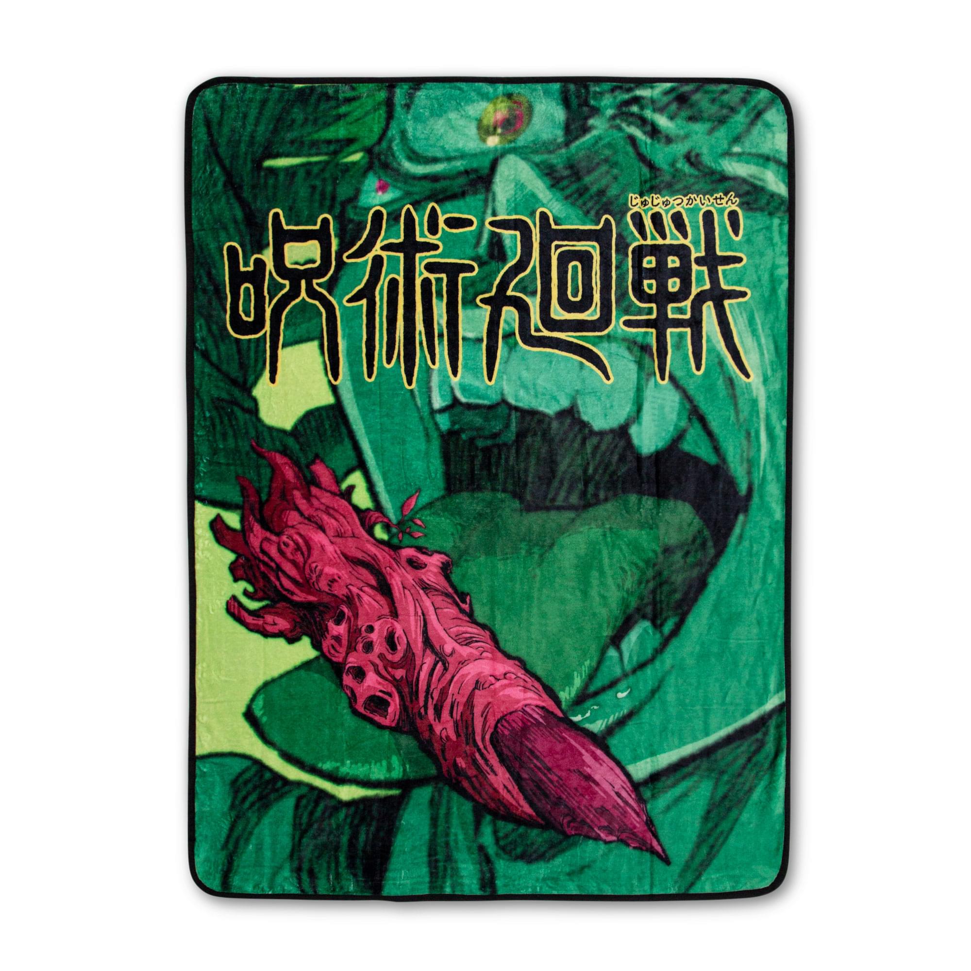 Jujutsu Kaisen Sukuna Finger Microplush Throw Blanket  45 X 60 Inches