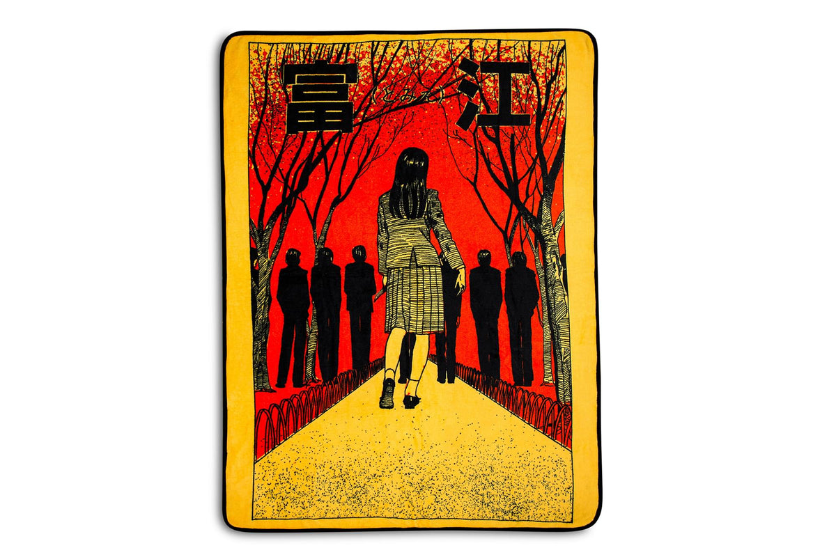 Junji Ito Fleece Throw Blanket  Cozy Lightweight Blanket  45 X 60 Inches