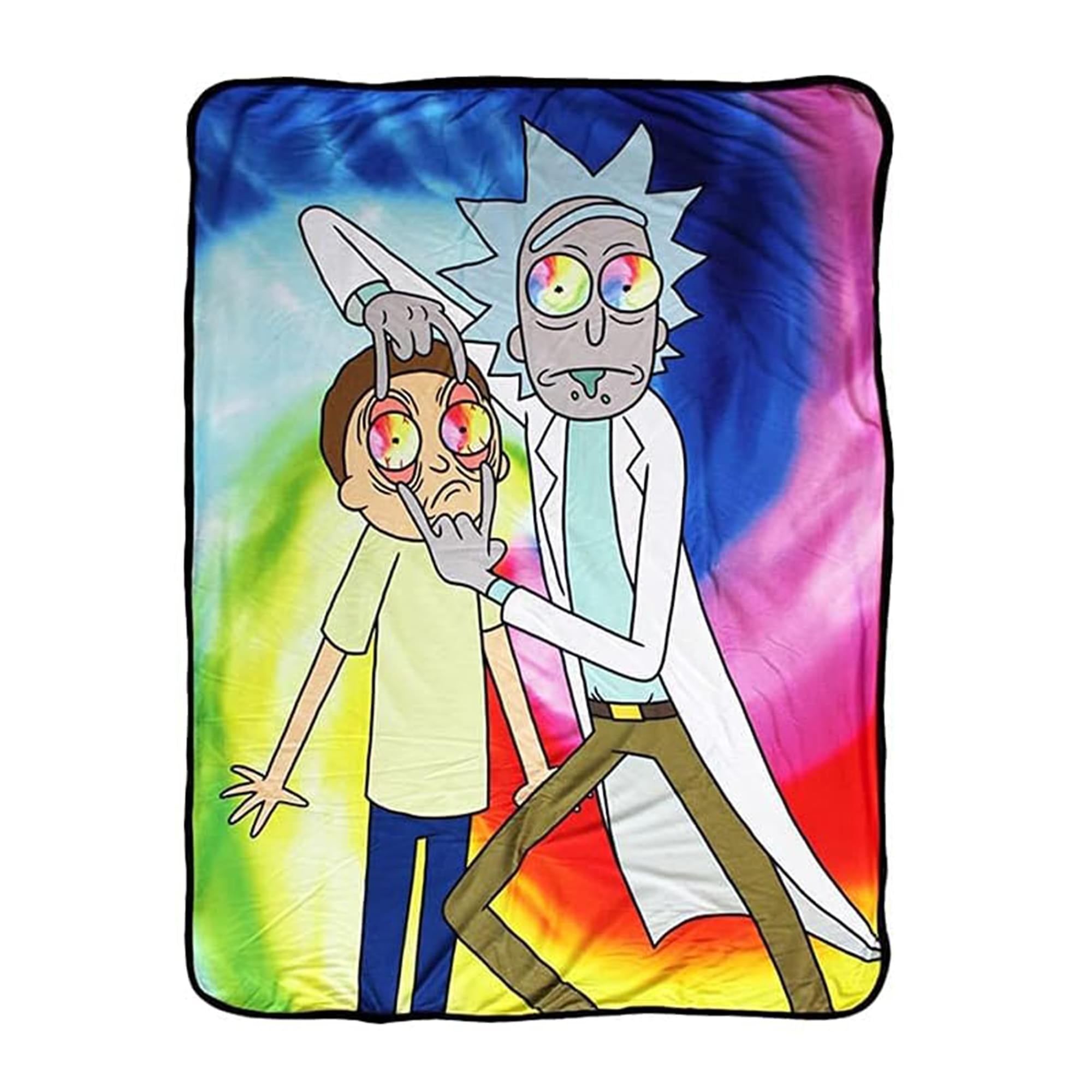 Rick And Morty Spiritual Leader Rick 45 X 60 Inch Fleece Throw Blanket